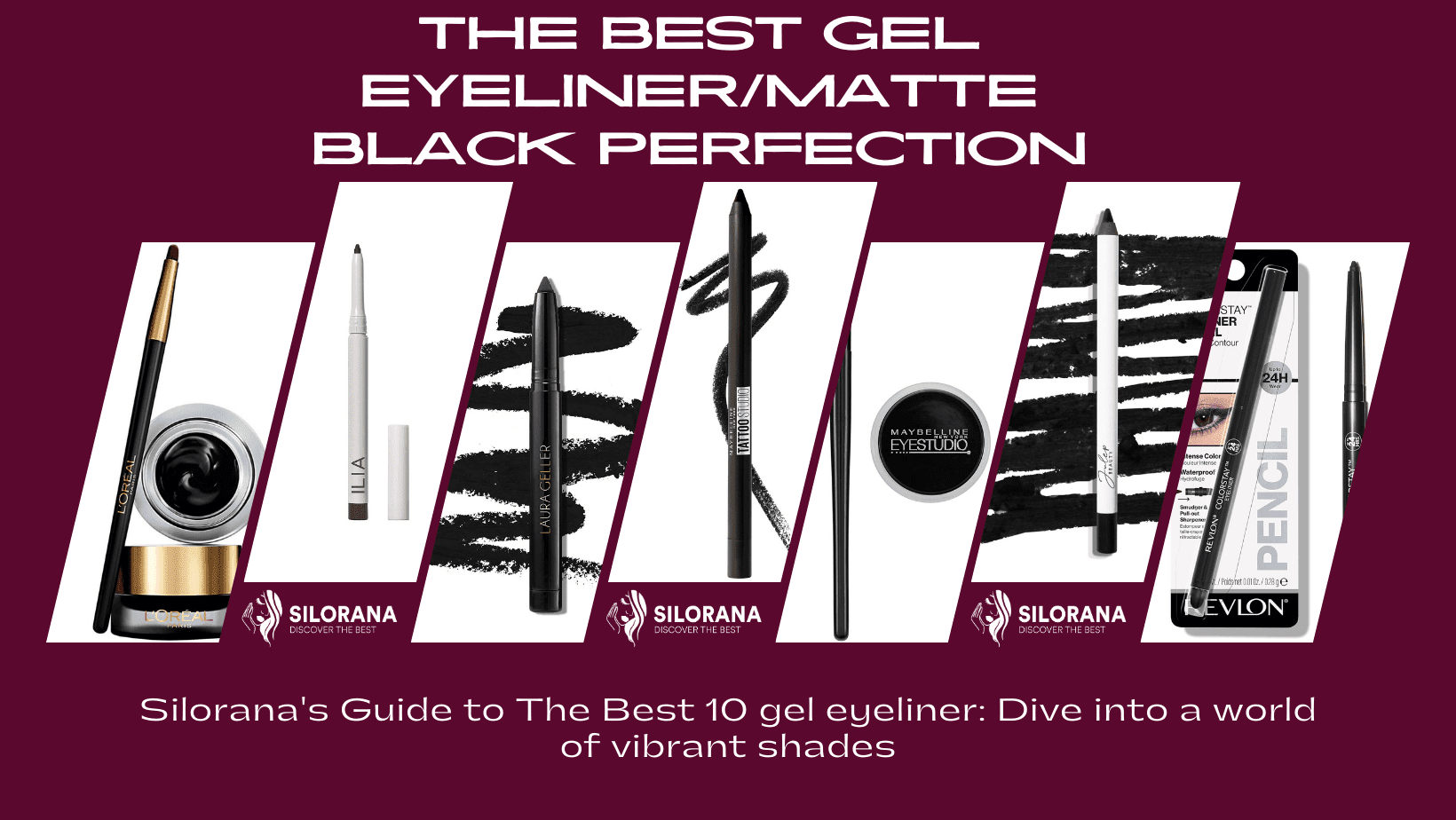 The Best 10 gel eyeliner/Matte black perfection